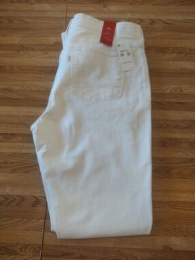 Levi's 711 Women's White Skinny Jeans 34x32